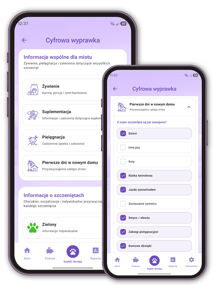 Cyfrowa Wyprawka szczeniaka – Paw ID - przygotowanie do pierwszych dni w nowym domu